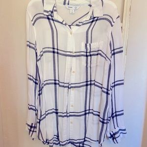 White and black flannel